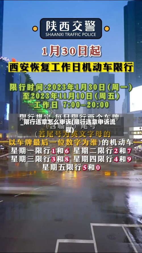 _限行违章怎么申诉(限行违章申诉流程)
