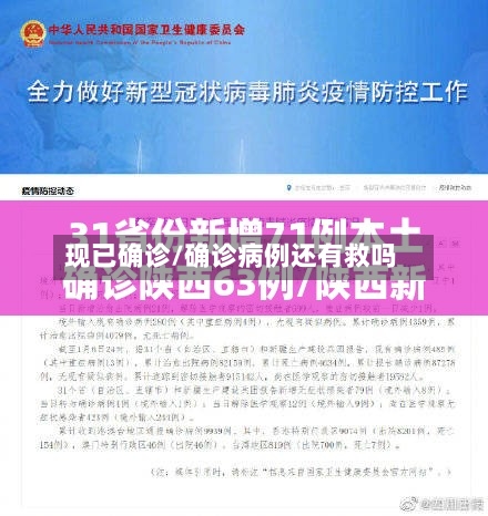现已确诊/确诊病例还有救吗