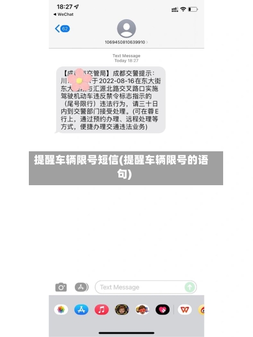 提醒车辆限号短信(提醒车辆限号的语句)-第3张图片