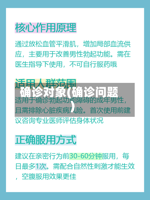 确诊对象(确诊问题)