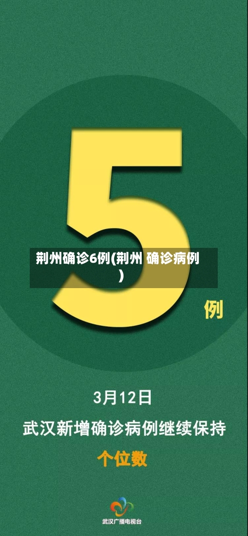 荆州确诊6例(荆州 确诊病例)