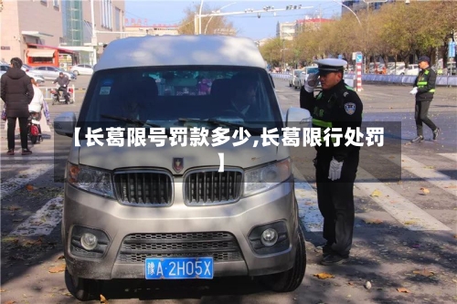 【长葛限号罚款多少,长葛限行处罚】