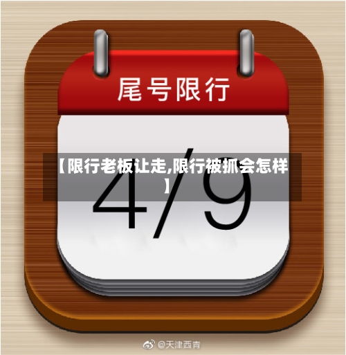 【限行老板让走,限行被抓会怎样】-第3张图片
