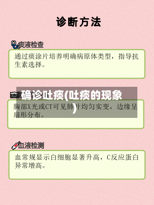 确诊吐痰(吐痰的现象)