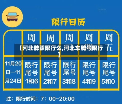 【河北牌照限行么,河北车牌号限行】