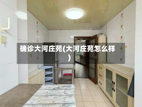 确诊大河庄苑(大河庄苑怎么样)