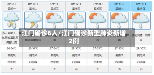 江门确诊6人/江门确诊新型肺炎新增2例-第3张图片