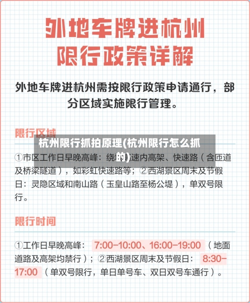 杭州限行抓拍原理(杭州限行怎么抓的)-第2张图片