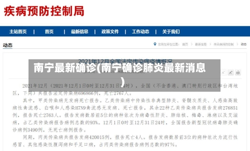 南宁最新确诊(南宁确诊肺炎最新消息)-第2张图片