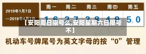 【安阳周日限号么,安阳星期六日限号不】