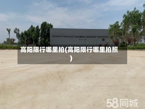 高阳限行哪里拍(高阳限行哪里拍照)-第3张图片