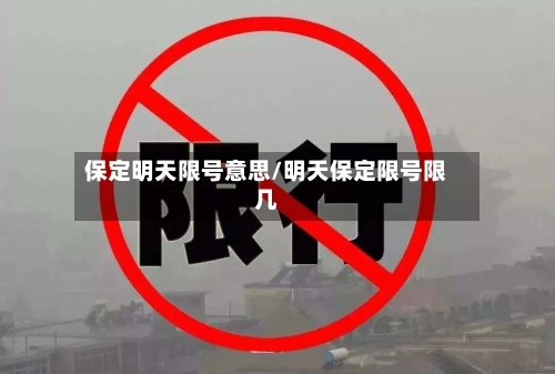 保定明天限号意思/明天保定限号限几
