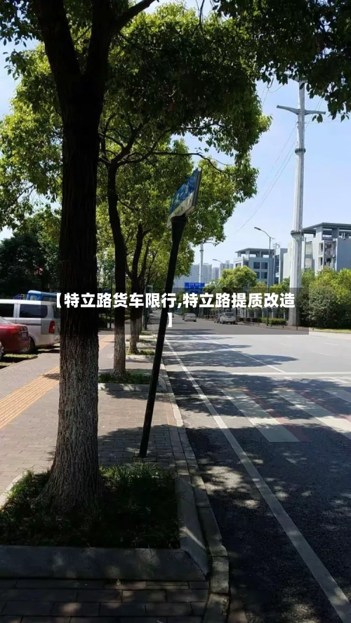 【特立路货车限行,特立路提质改造】-第2张图片