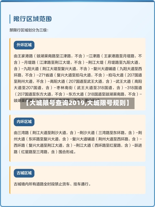 【大城限号查询2019,大城限号规则】