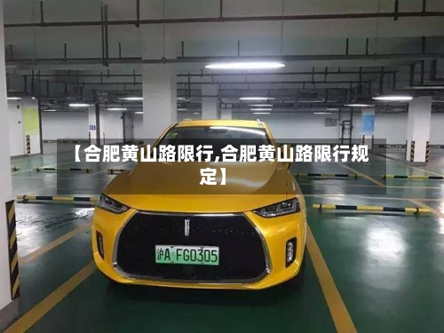 【合肥黄山路限行,合肥黄山路限行规定】