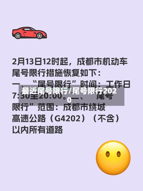 最近尾号限行/尾号限行2020