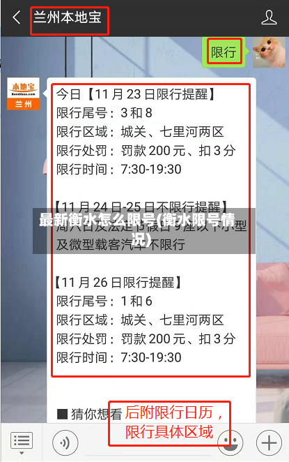 最新衡水怎么限号(衡水限号情况)