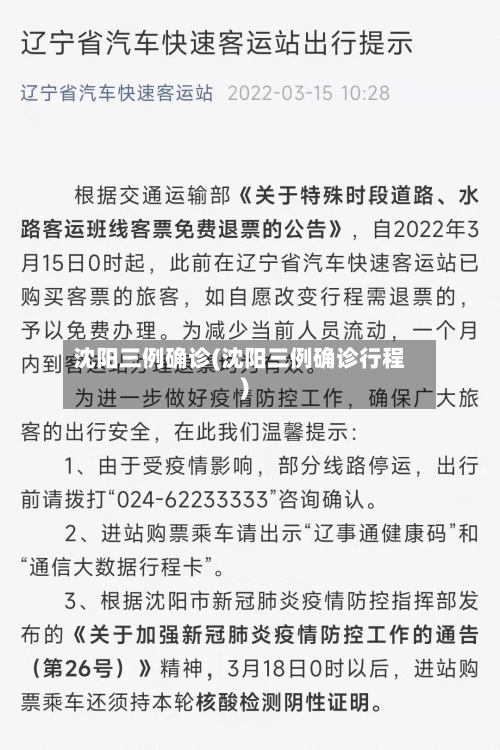 沈阳三例确诊(沈阳三例确诊行程)-第2张图片