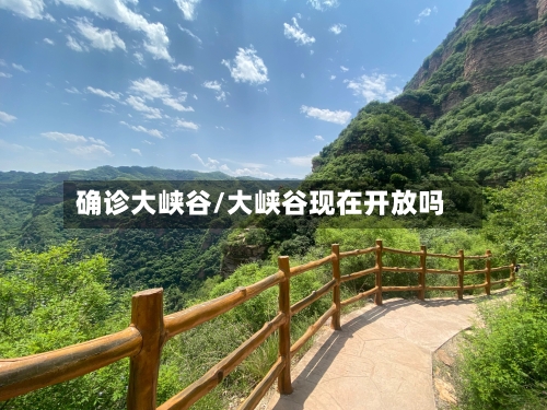 确诊大峡谷/大峡谷现在开放吗