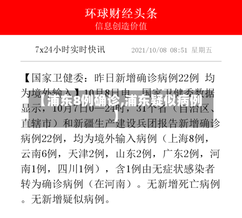 【浦东8例确诊,浦东疑似病例】