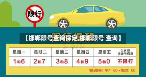 【邯郸限号查询保定,邯郸限号 查询】-第3张图片