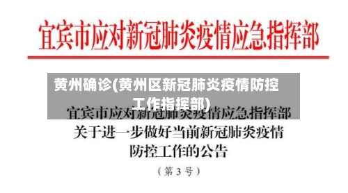 黄州确诊(黄州区新冠肺炎疫情防控工作指挥部)