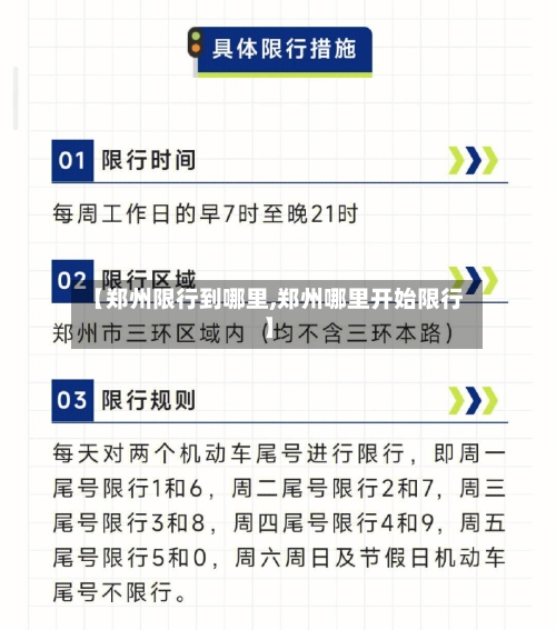 【郑州限行到哪里,郑州哪里开始限行】