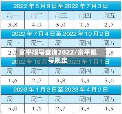 富平限号查询2022/富平限号规定