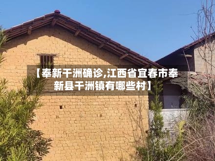 【奉新干洲确诊,江西省宜春市奉新县干洲镇有哪些村】