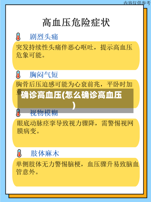 确诊高血压(怎么确诊高血压)