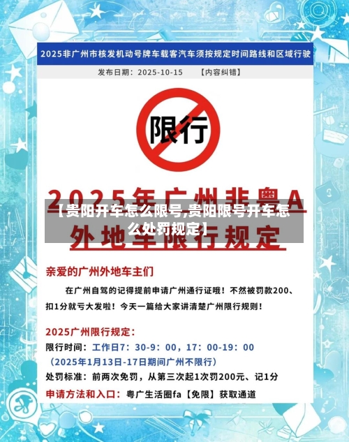 【贵阳开车怎么限号,贵阳限号开车怎么处罚规定】