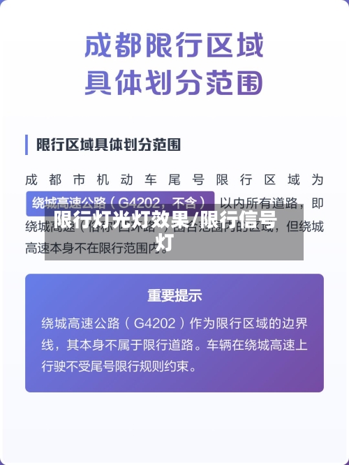 限行灯光灯效果/限行信号灯-第3张图片