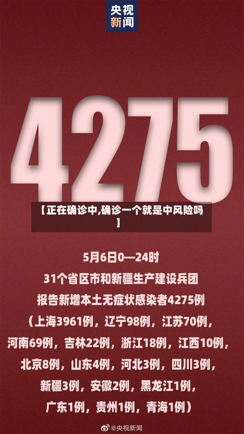 【正在确诊中,确诊一个就是中风险吗】