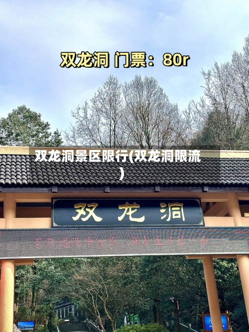 双龙洞景区限行(双龙洞限流)-第2张图片