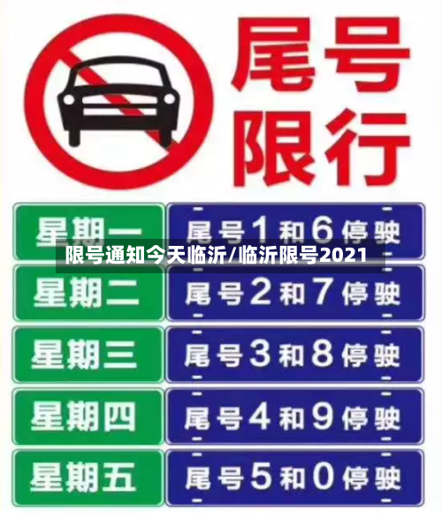 限号通知今天临沂/临沂限号2021-第2张图片