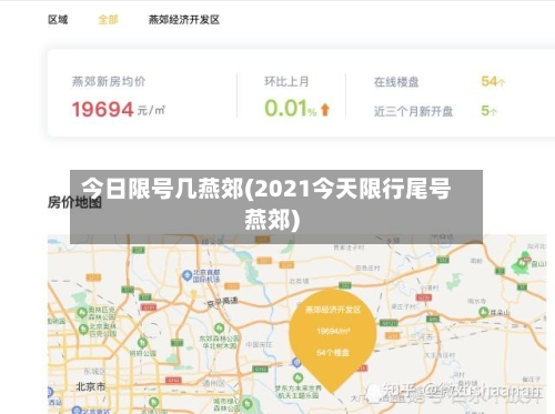 今日限号几燕郊(2021今天限行尾号燕郊)-第2张图片
