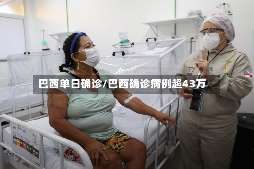 巴西单日确诊/巴西确诊病例超43万