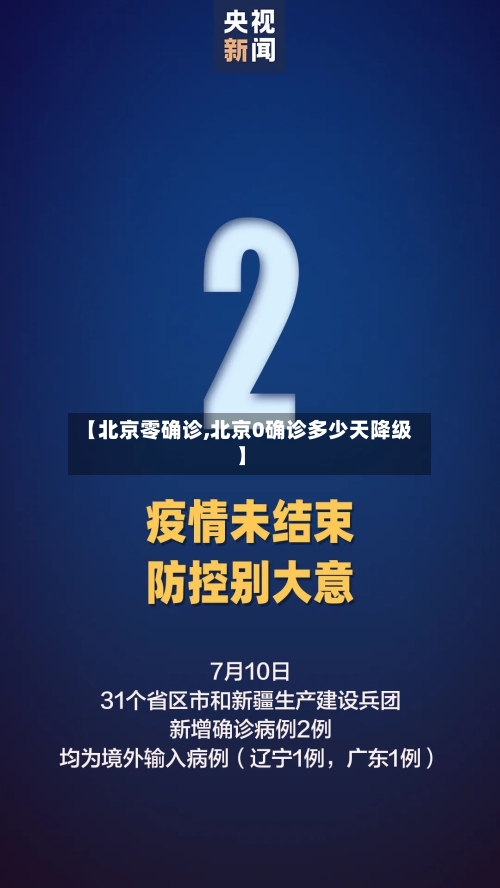 【北京零确诊,北京0确诊多少天降级】