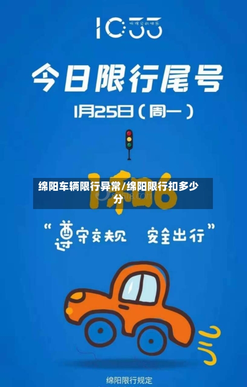 绵阳车辆限行异常/绵阳限行扣多少分-第2张图片