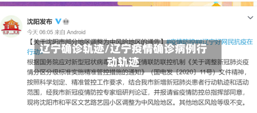 辽宁确诊轨迹/辽宁疫情确诊病例行动轨迹