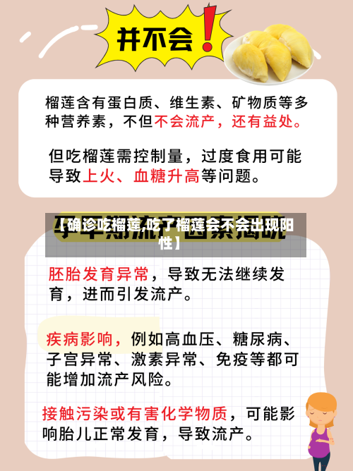 【确诊吃榴莲,吃了榴莲会不会出现阳性】
