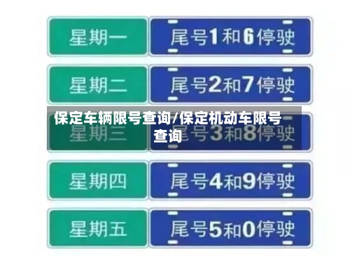 保定车辆限号查询/保定机动车限号查询