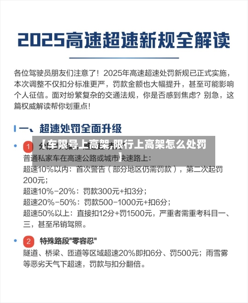 【车限号上高架,限行上高架怎么处罚】-第2张图片