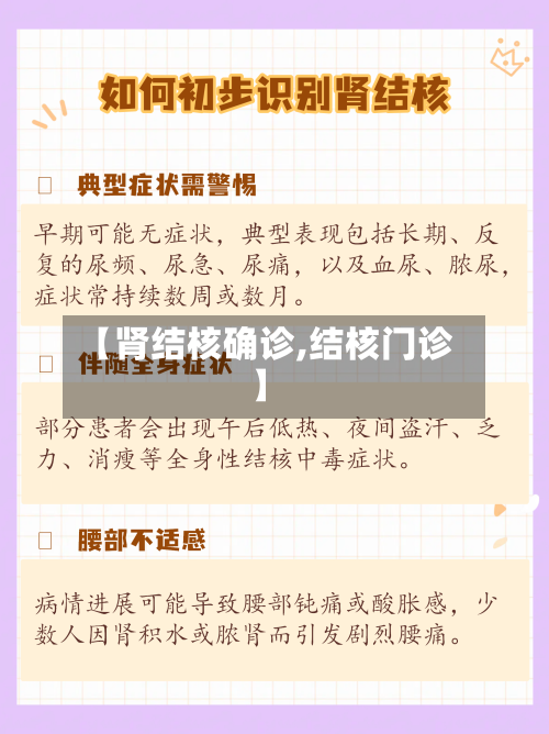 【肾结核确诊,结核门诊】-第2张图片