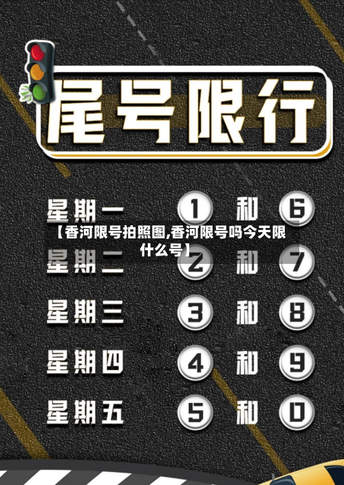 【香河限号拍照图,香河限号吗今天限什么号】-第2张图片