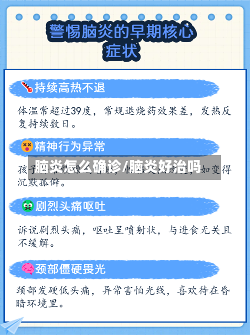 脑炎怎么确诊/脑炎好治吗