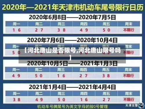 【河北唐山是否限号,河北唐山限号吗】-第2张图片