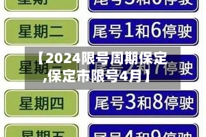 【2024限号周期保定,保定市限号4月】-第3张图片