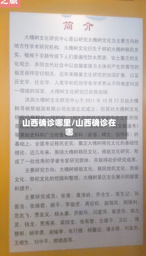 山西确诊哪里/山西确诊在哪-第2张图片