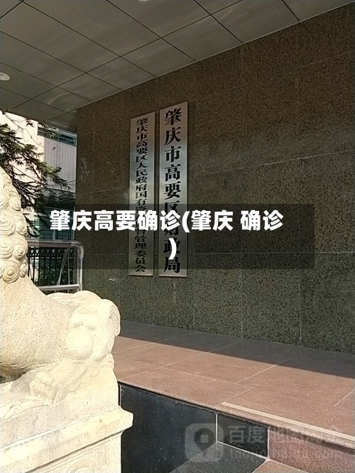 肇庆高要确诊(肇庆 确诊)